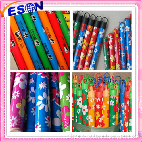 PVC coated metal broom handle with Italy/American